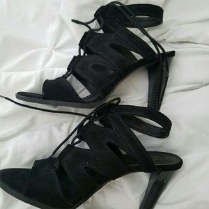 Strappy heels